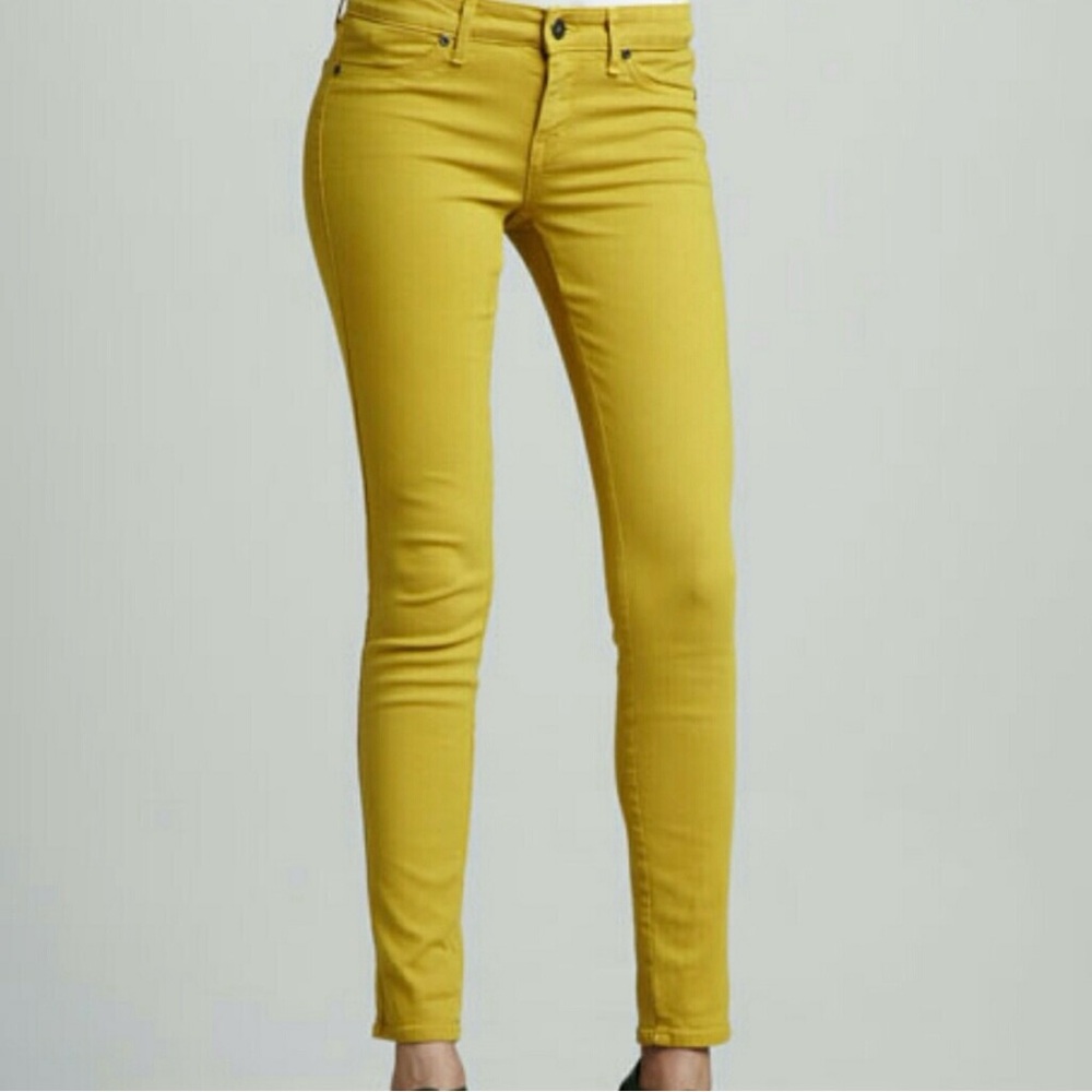 Rich & Skinny Legacy Mustard Yellow Skinny Jeans—SZ. 24